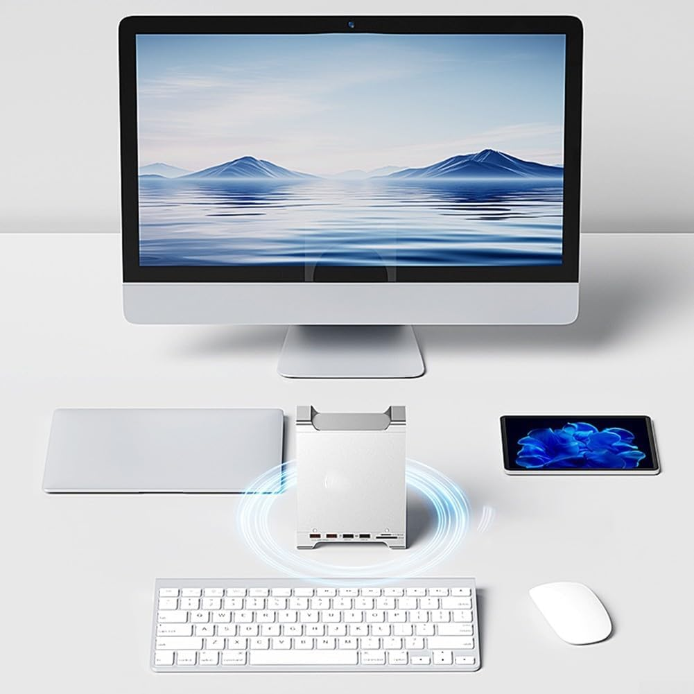 CODEGEN Mac Mini M4/M4 Pro 9 in 1 Type-C NVME SSD Çevirici Stand