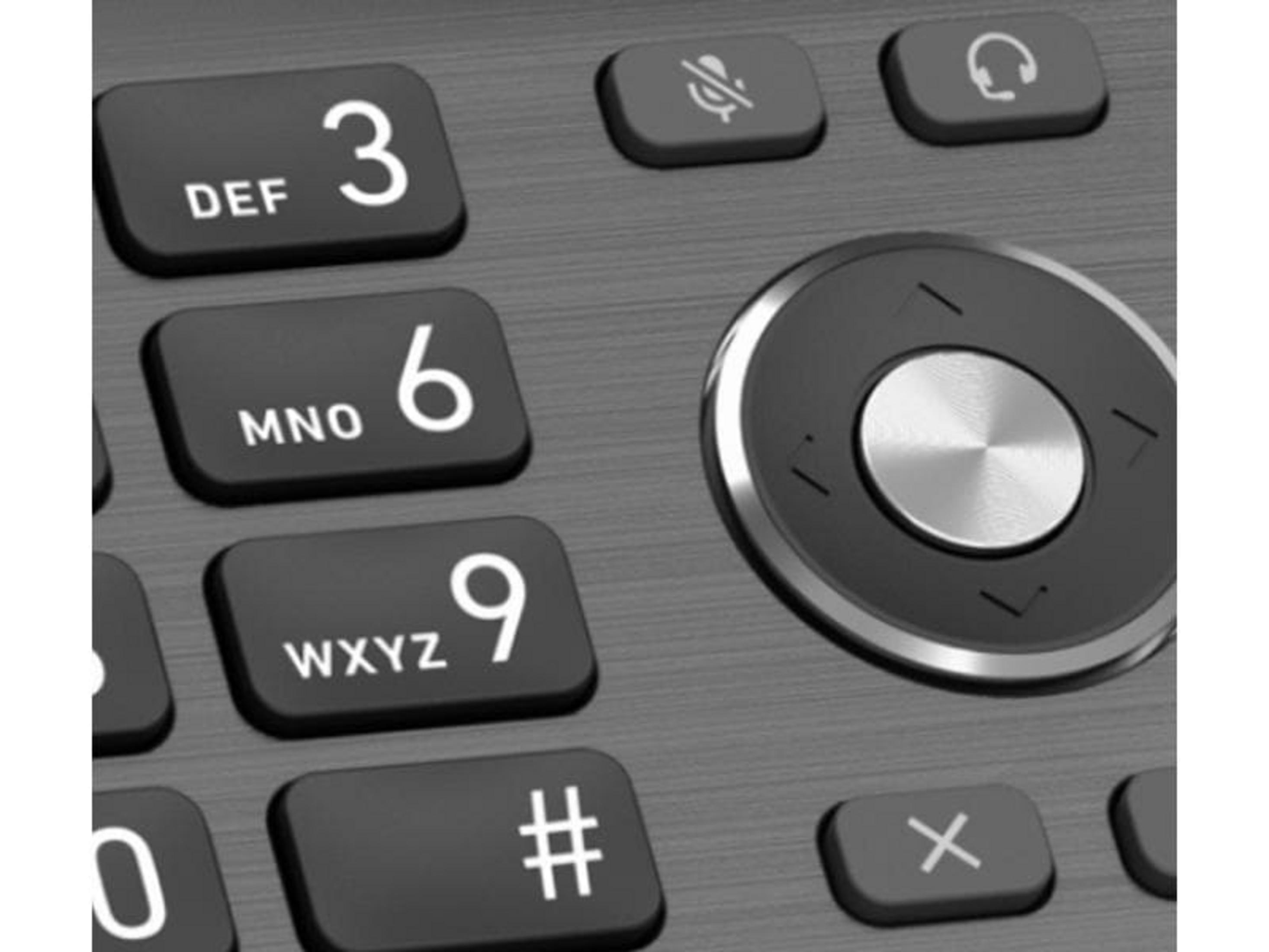 Klawisze z cyframi 3, 6, 9, 0, # i kółko nawigacyjne.