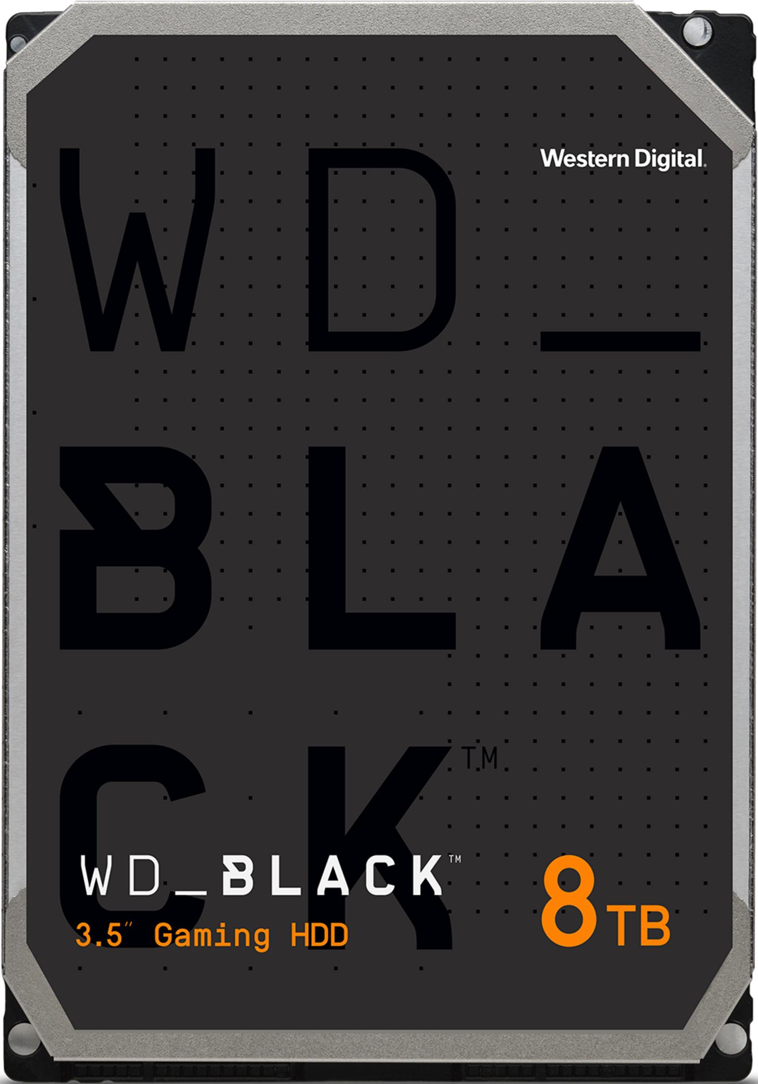 WD_BLACK 8TB 3.5" Gaming HDD z logo Western Digital.