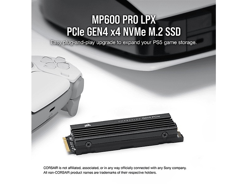 CORSAIR MP600 PRO LPX （1TB） CORSAIR MP600 PRO LPX 1TB, 1 TB, SSD, intern | MediaMarkt
