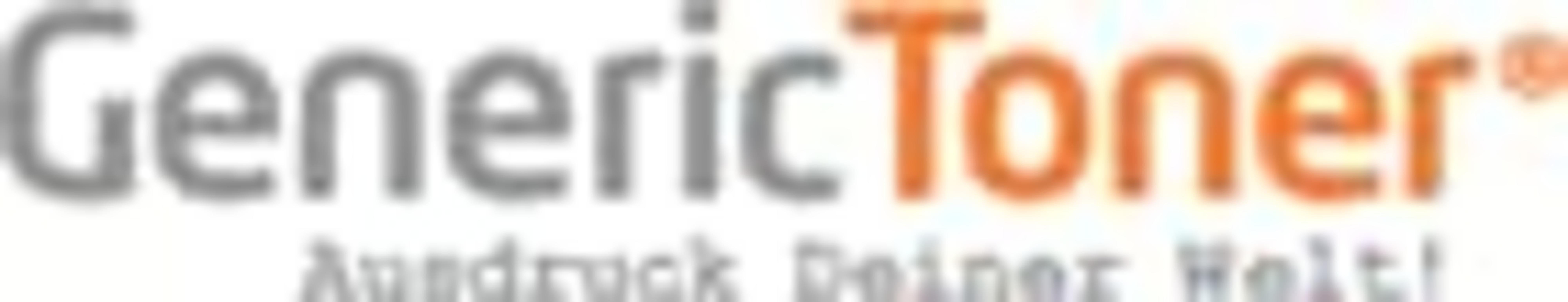 Logo avec 'GenericToner' et 'Imprimez votre monde !'