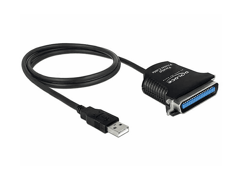 DELOCK USB to Printer cable 1,8m Parallel-kabels 1,8 m Zwart | MediaMarkt