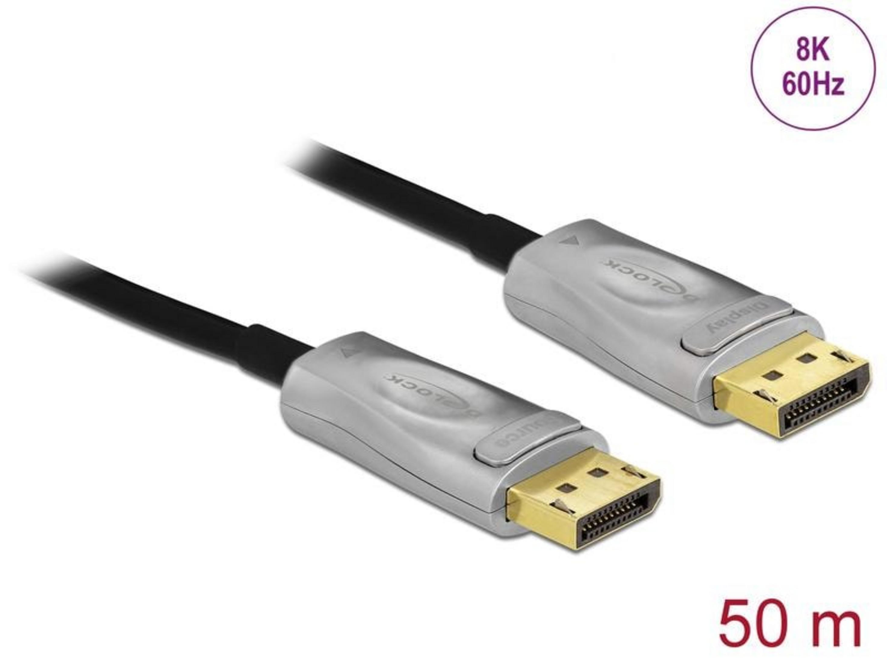 Ein 50m langes DisplayPort-Kabel mit 8K 60Hz-Unterstützung.