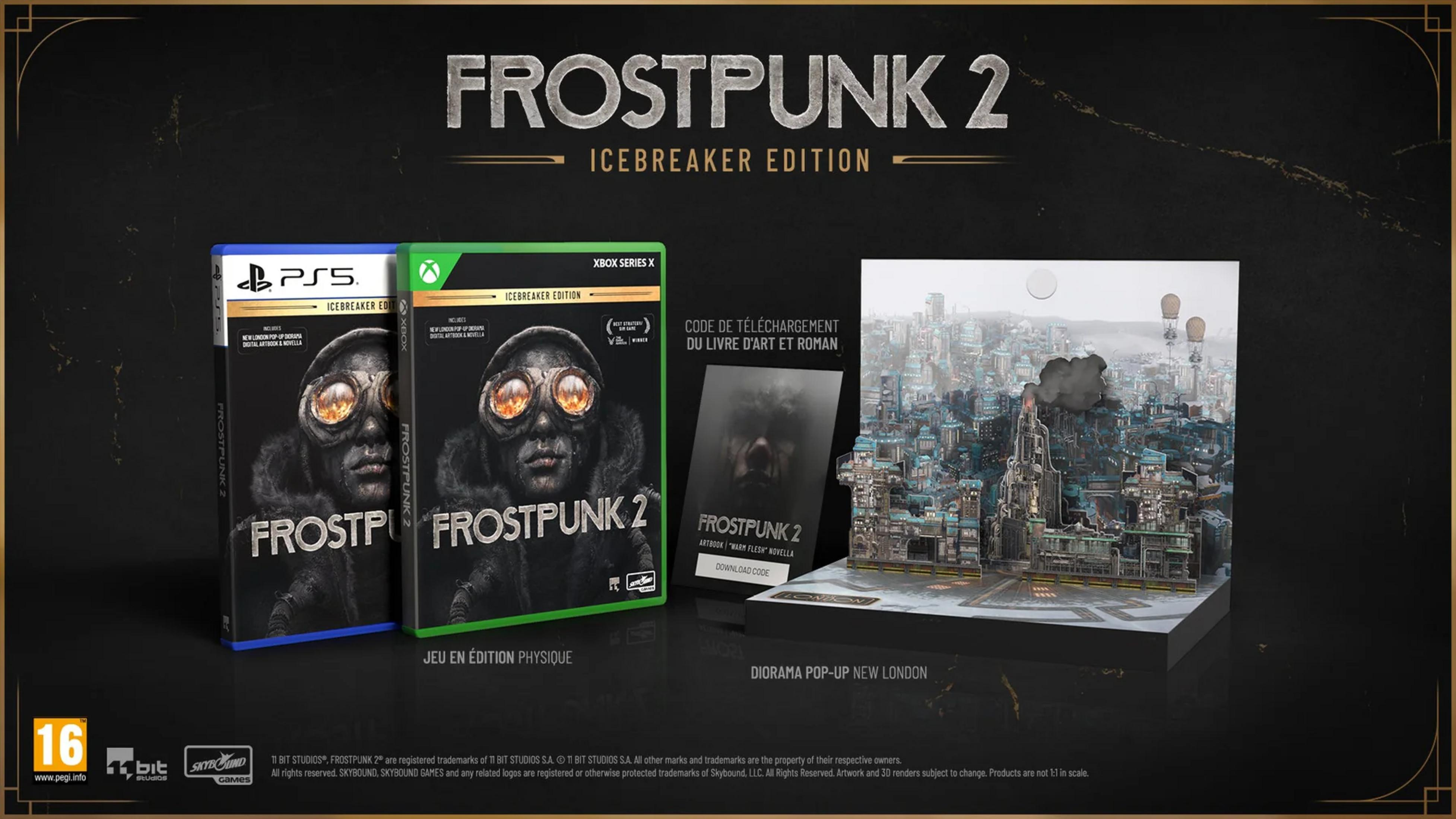 Frostpunk 2 Icebreaker Edition: giochi PS5 e Xbox, codice download, diorama.