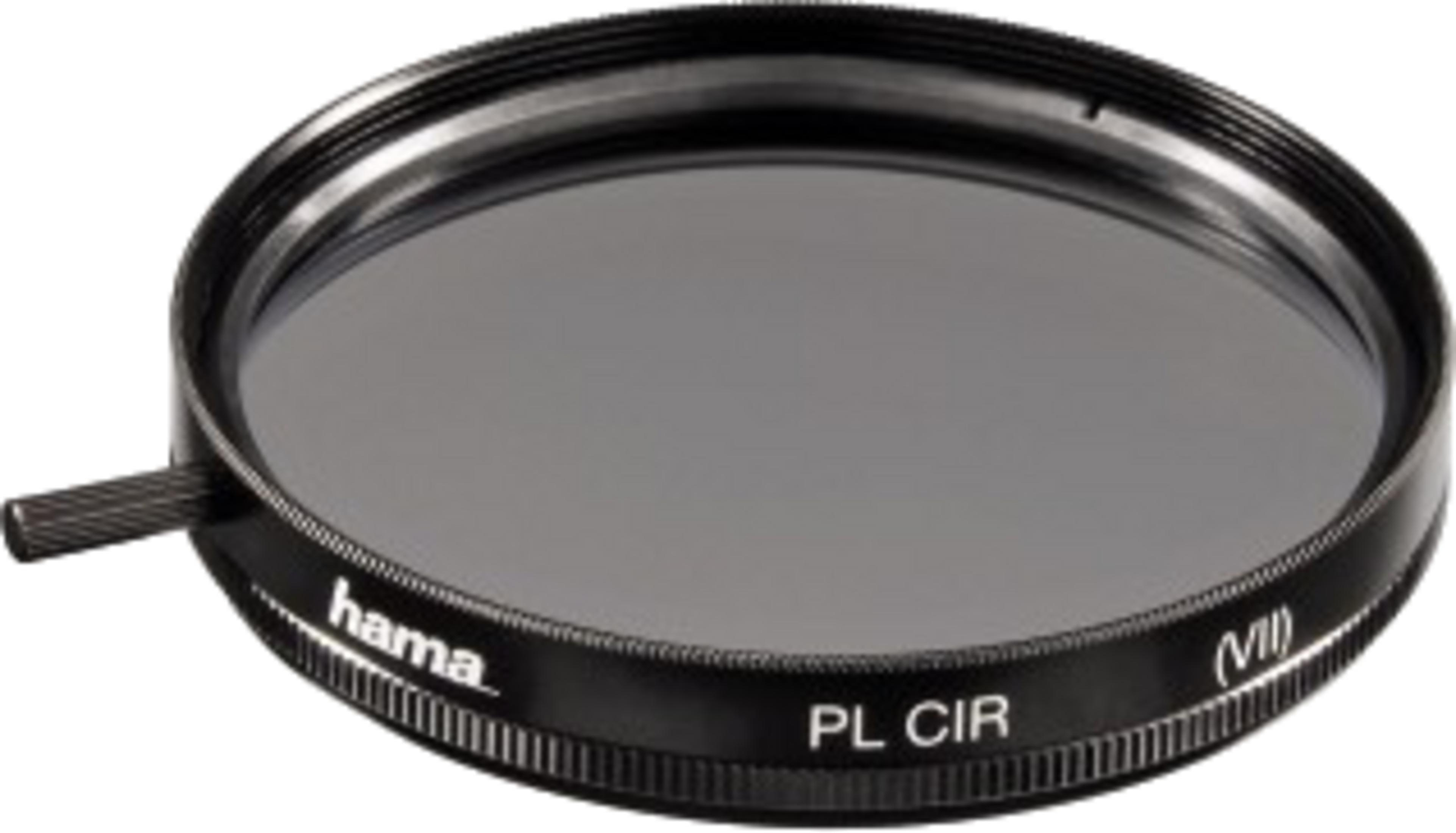 Un filtro Hama PL CIR con vite zigrinata e testo.