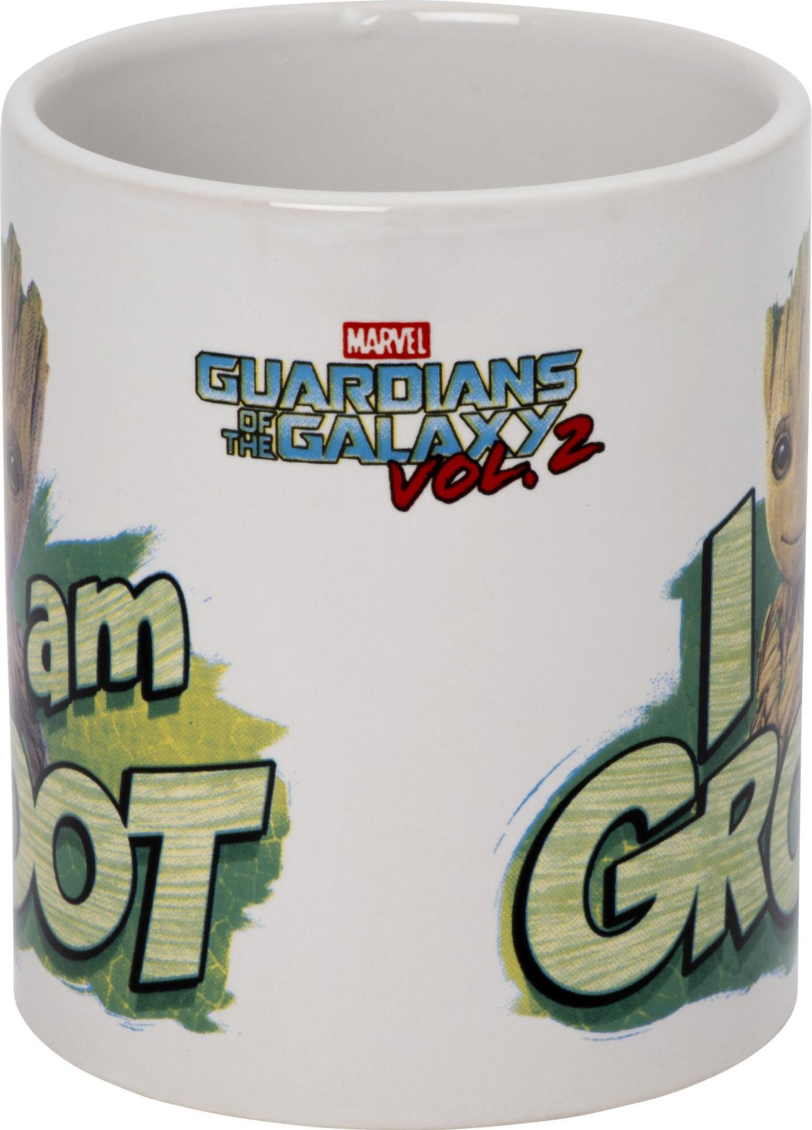 Tasse mit Guardians of the Galaxy Vol. 2 und Groot-Motiv.