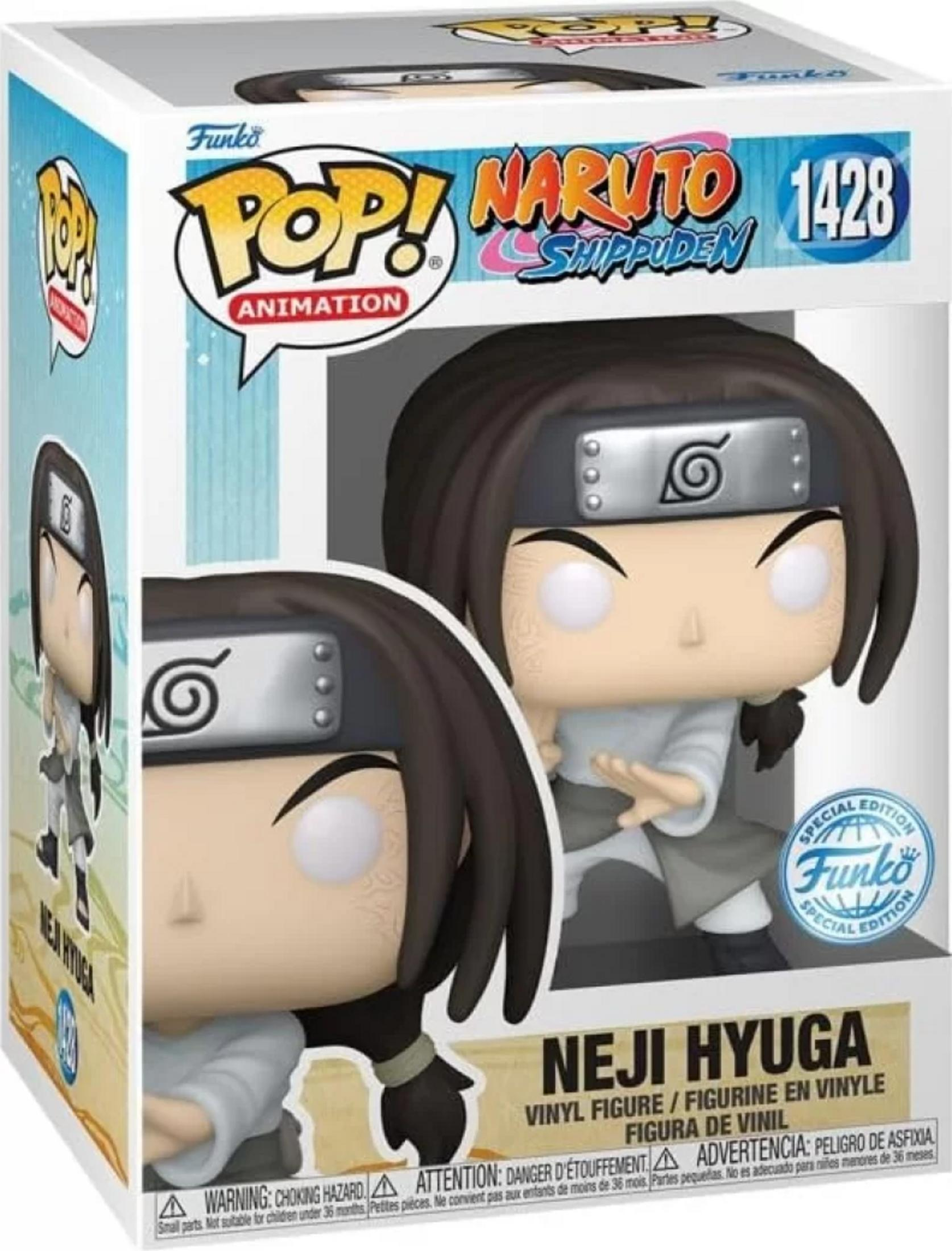 Funko Pop! Figur von Neji Hyuga aus Naruto Shippuden, Nummer 1428, Special Edition.