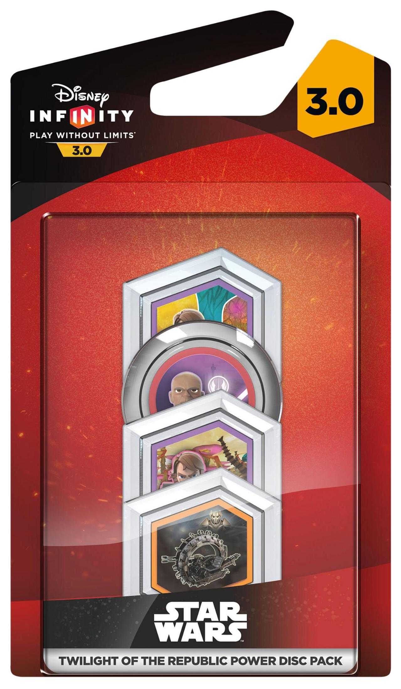 Disney Infinity 3.0 Star Wars Twilight of the Republic Power Disc Pack.