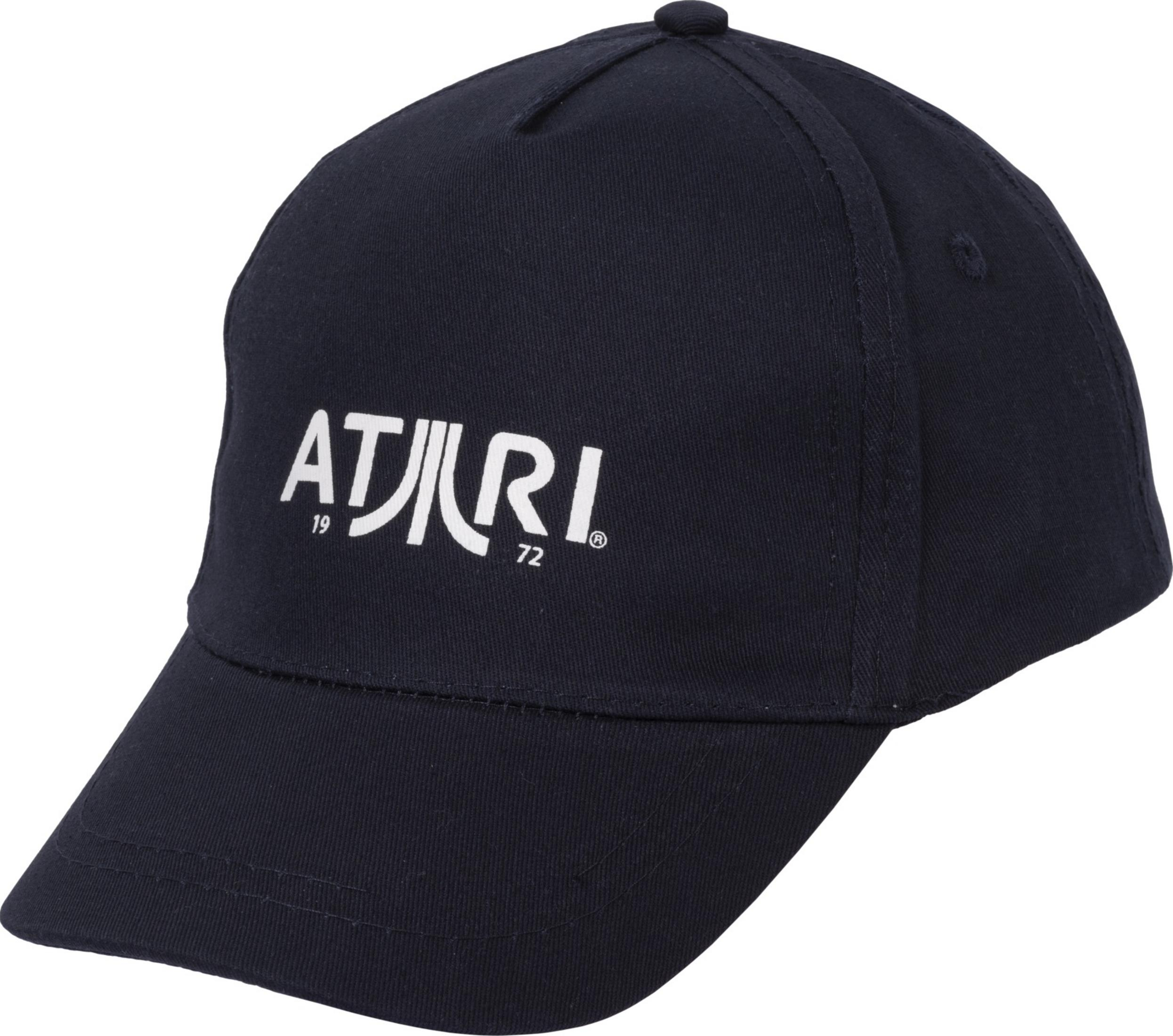 Dunkelblaue Kappe mit weißem Atari-Logo und Jahreszahlen 1972.
