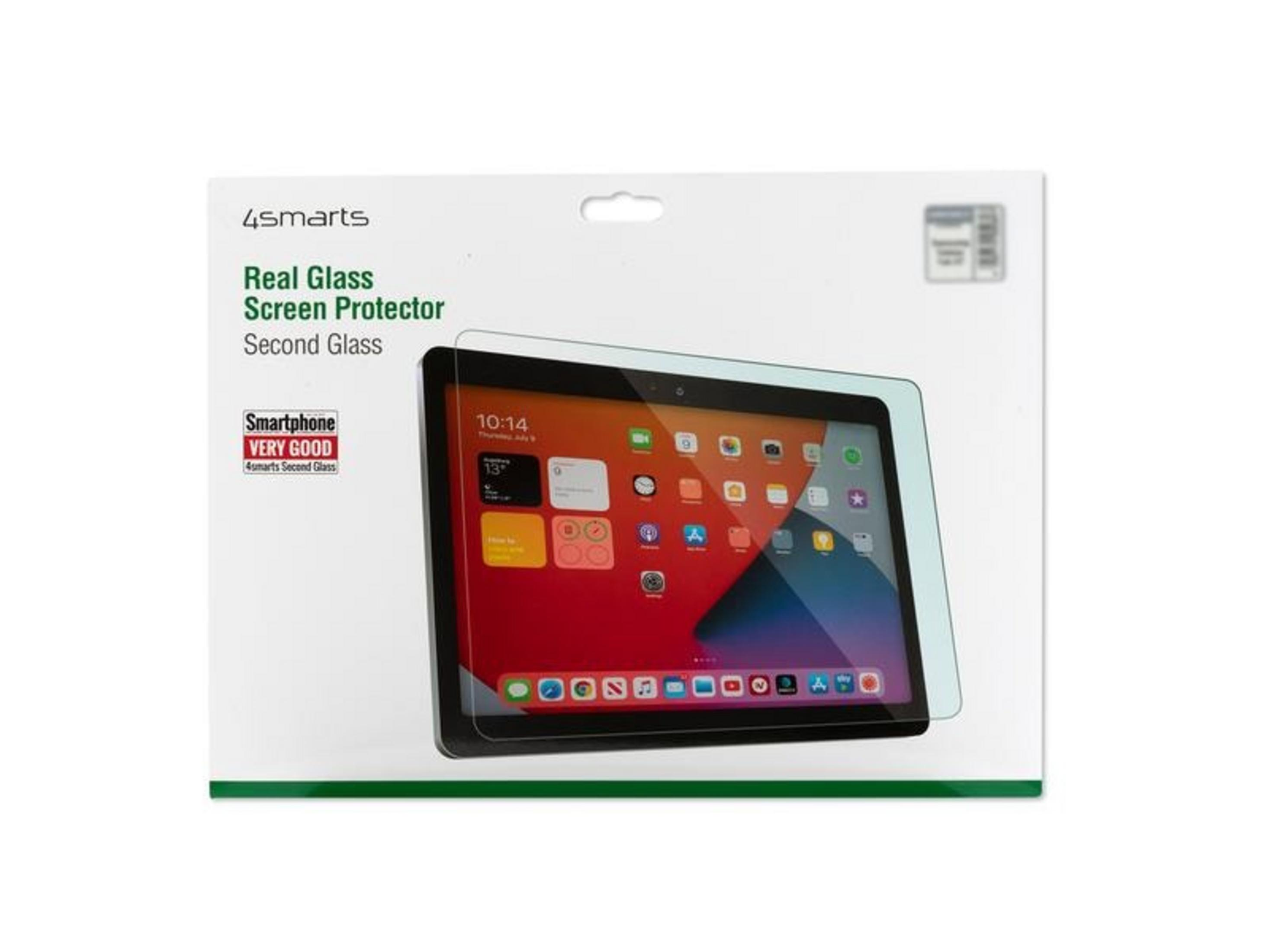 Confezione di una protezione schermo 4smarts in vero vetro per tablet.