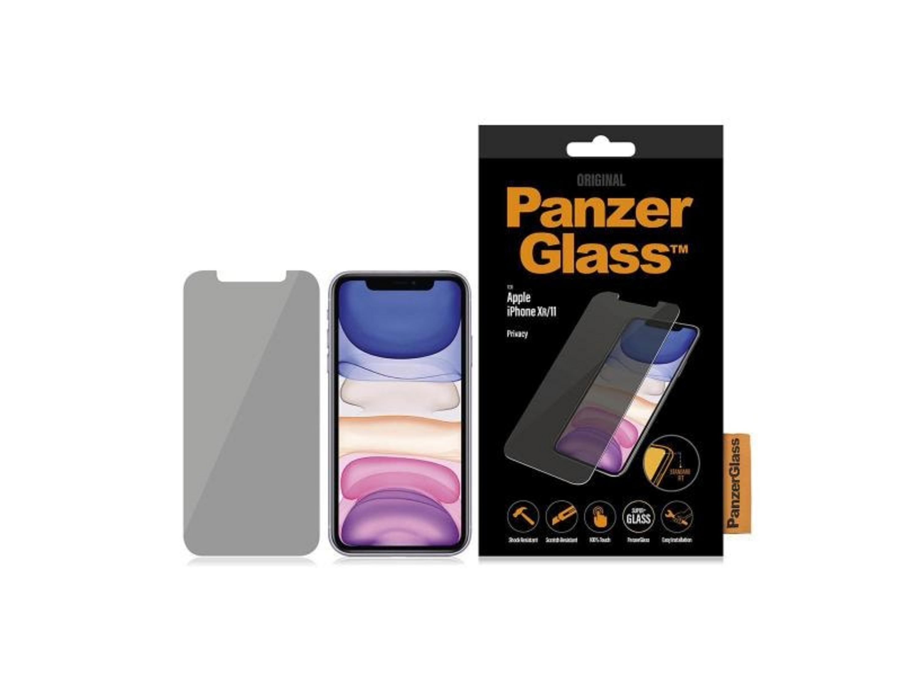 PanzerGlass privacy screen protector for Apple iPhone XR/11.