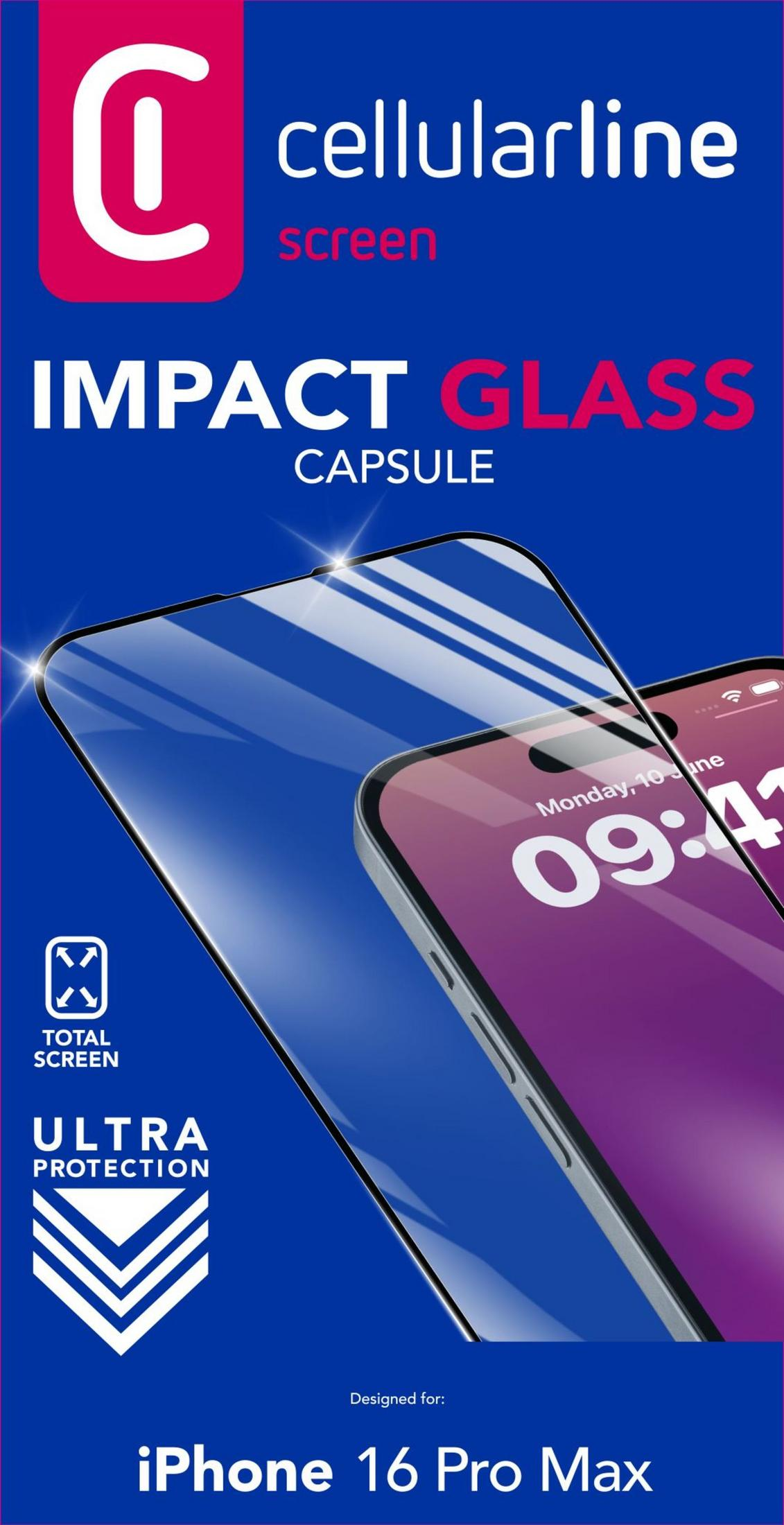 Folia ochronna na ekran do iPhone 16 Pro Max z "IMPACT GLASS CAPSULE".