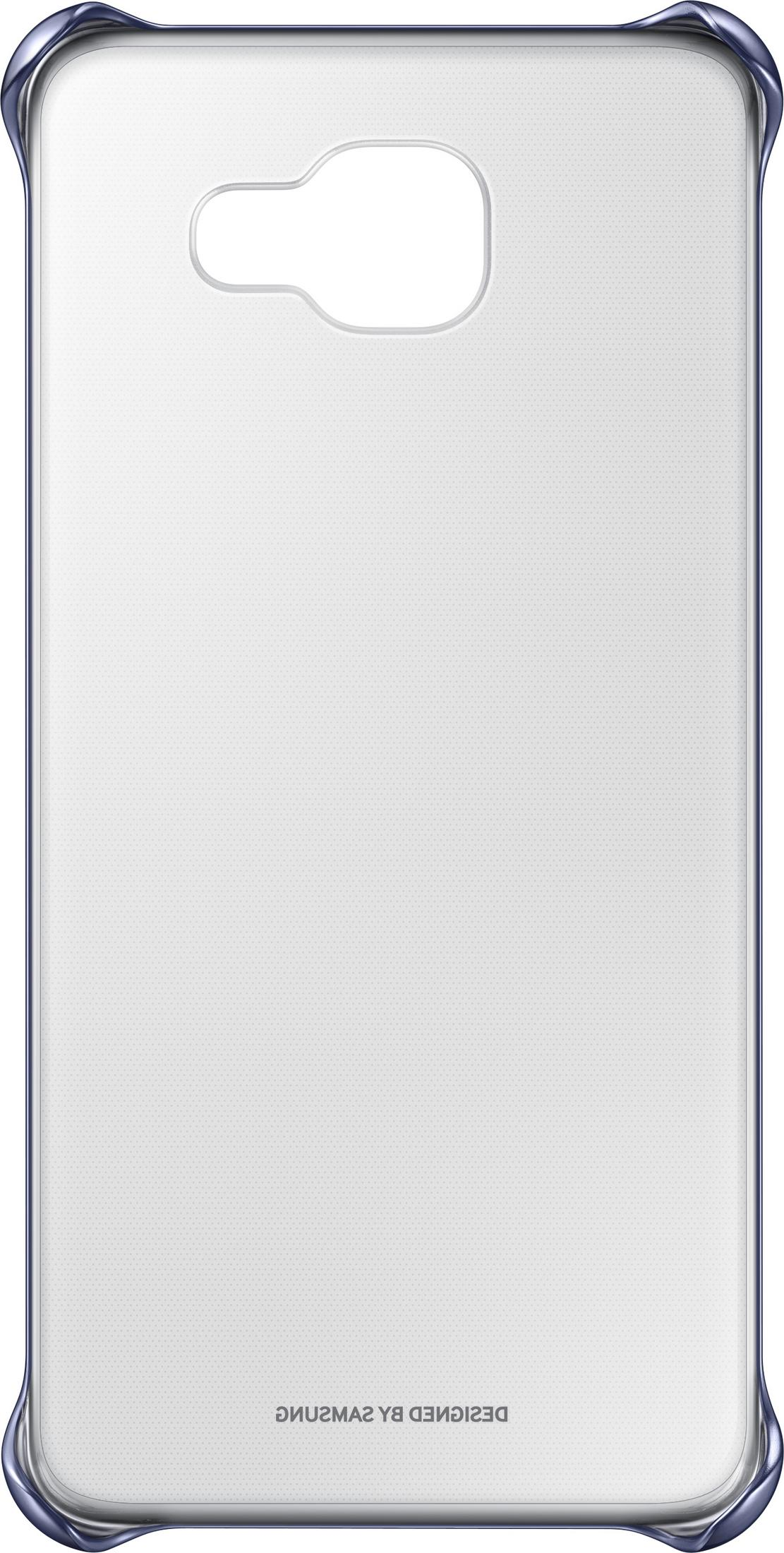 Una funda de teléfono transparente con bordes plateados y un recorte para la cámara.