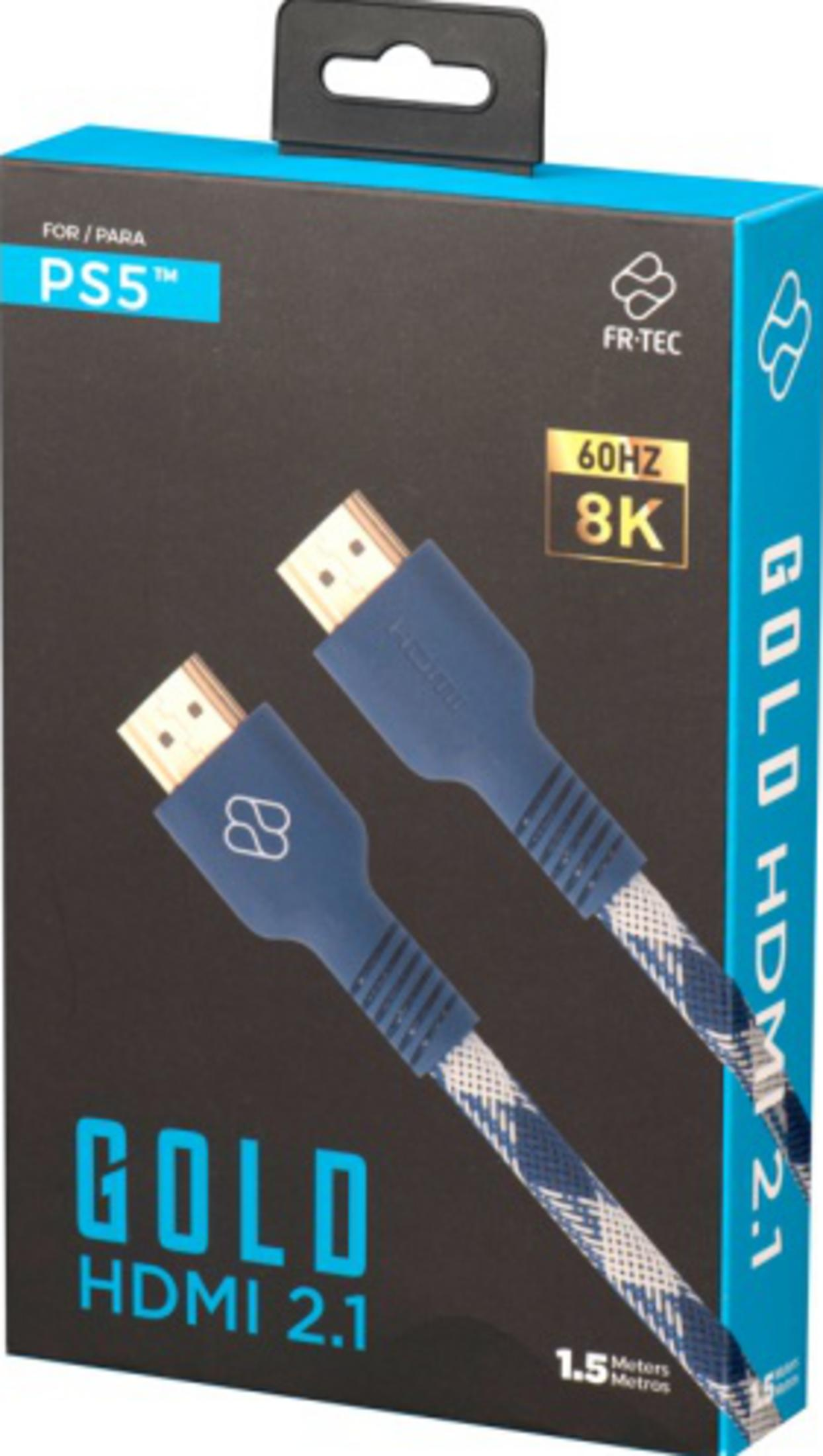 Caja para cable HDMI 2.1, compatible con PS5, soporta 8K 60Hz.