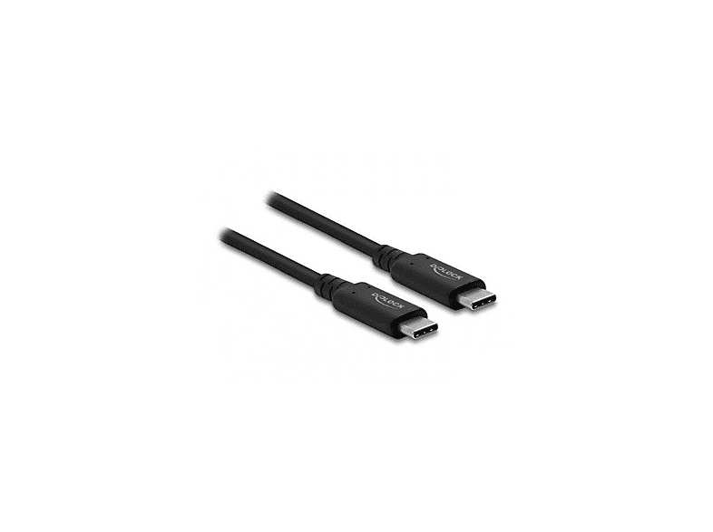 DELOCK 86980 CABLE USB4-C M/M 2M BLACK Anschlusskabel | SATURN