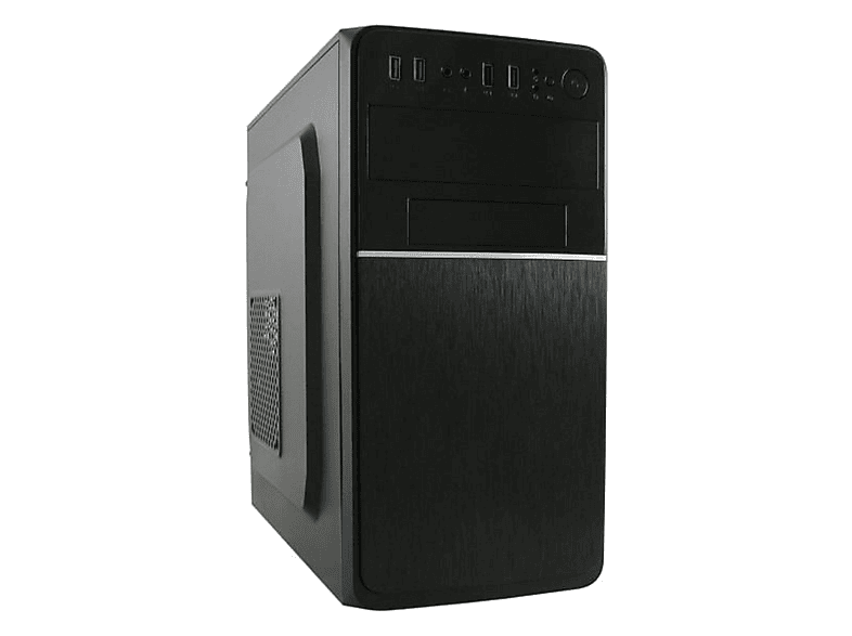 LC POWER LC-2015MB-ON MICRO TOWER PC-Gehäuse, Schwarz | MediaMarkt