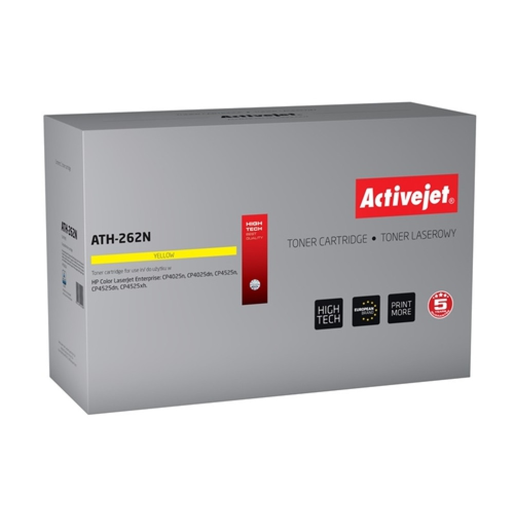 Żółty toner Activejet ATH-262N do drukarek HP Laserjet.