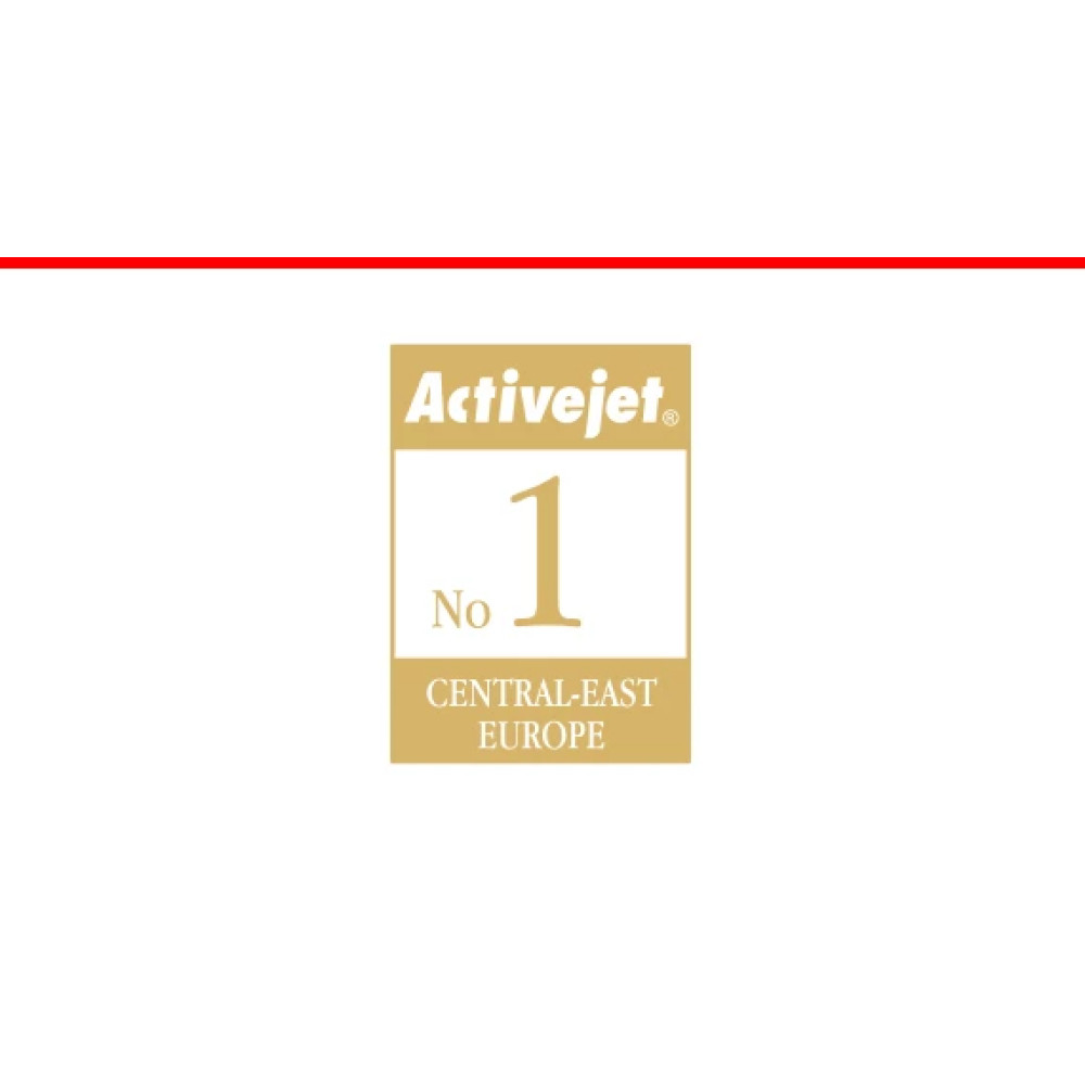 Logo Activejet z numerem 1 i tekstem 'CENTRAL-EAST EUROPE'.