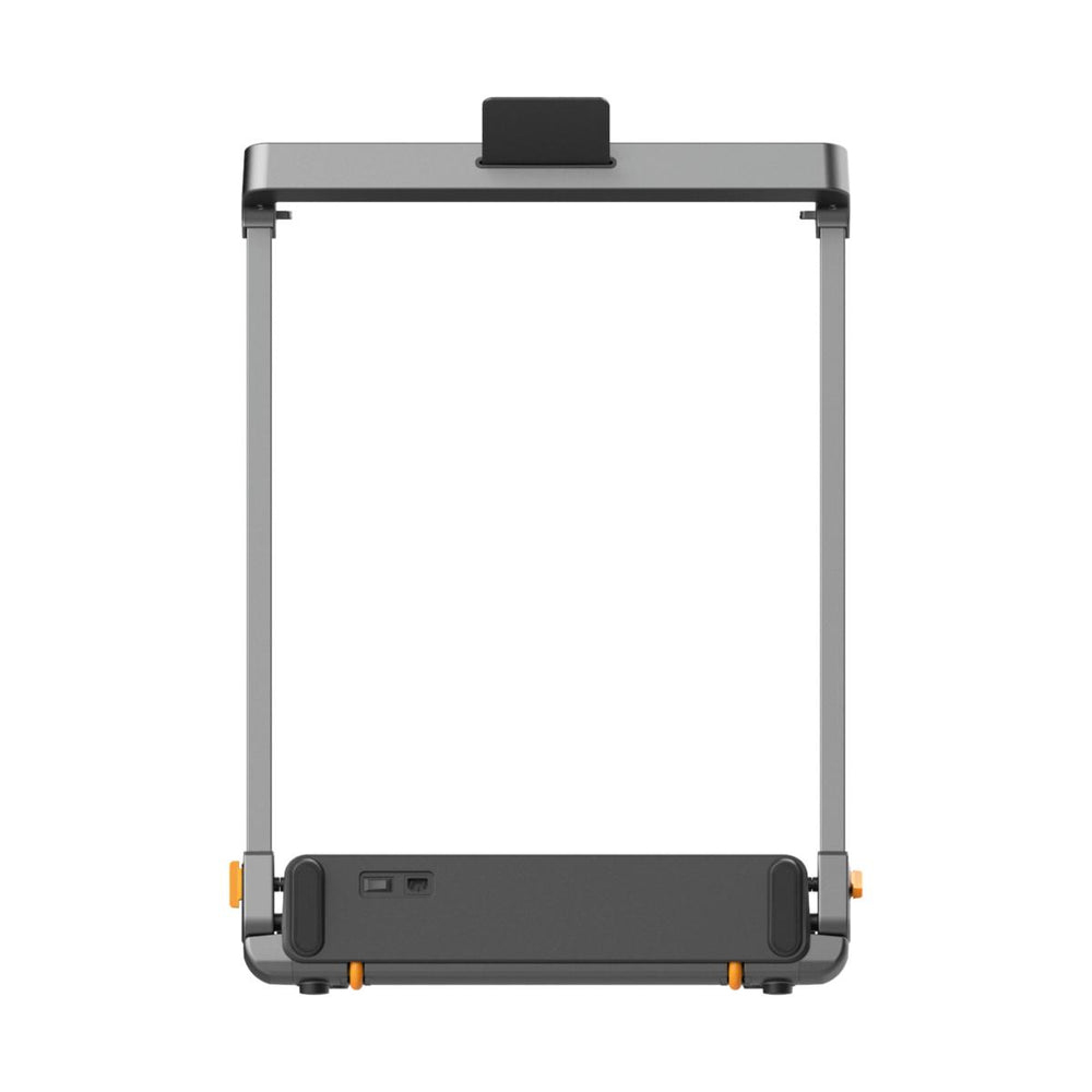 Przenośny skaner z szarą ramką i czarną podstawą.