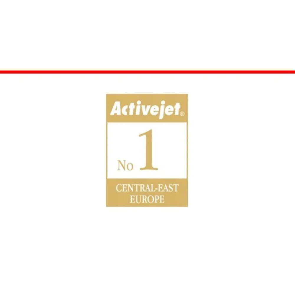 Logo Activejet, nr 1 w Europie Środkowo-Wschodniej.