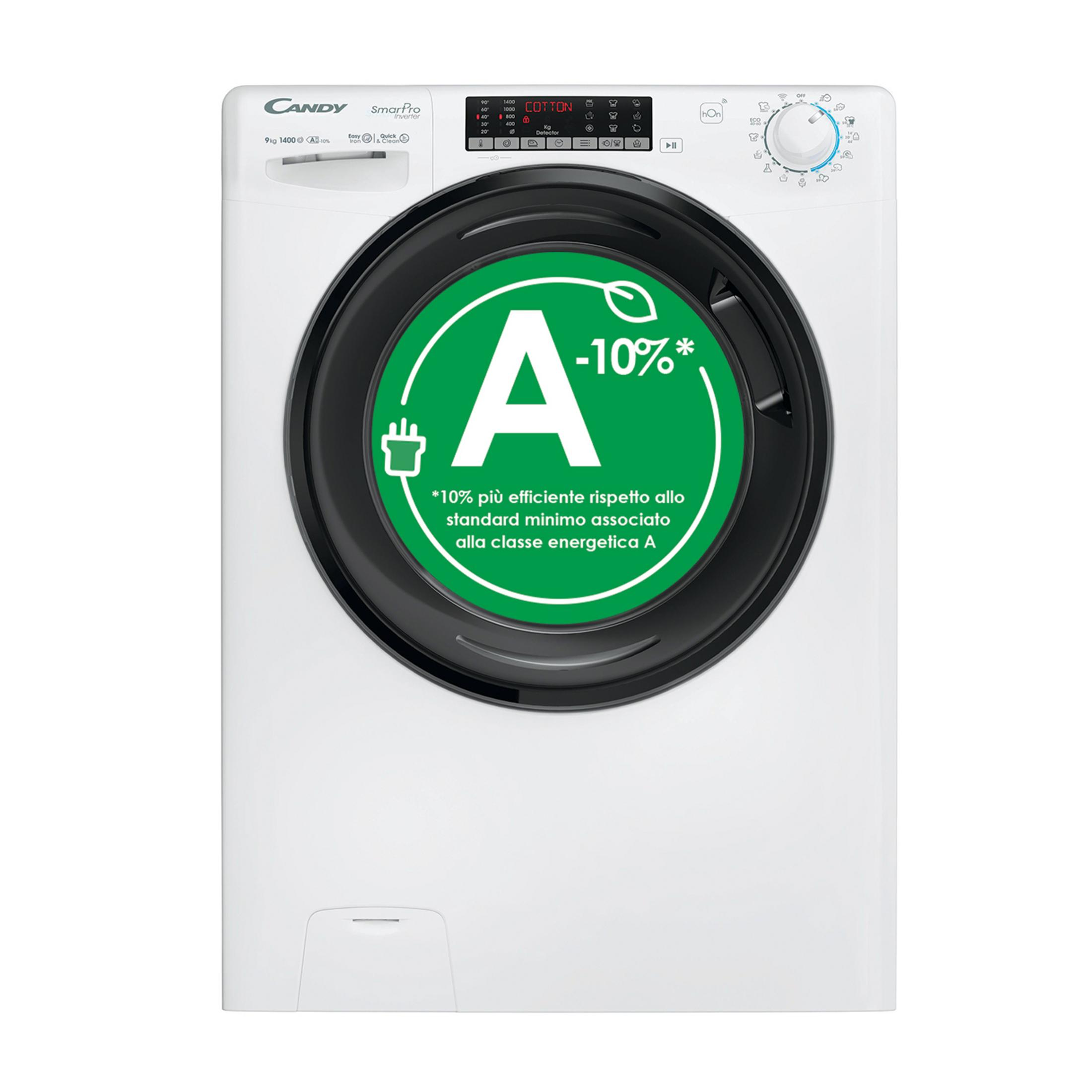 CANDY CSO 496TWMB6/1-S LAVATRICE, Caricamento frontale, 9 kg, 16