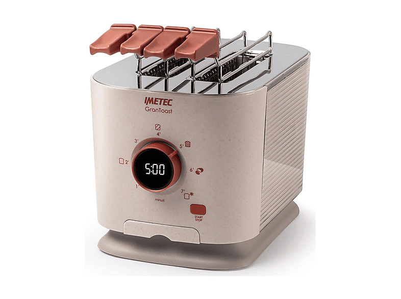 IMETEC 7504 Toaster Sand (600 Watt, Schlitze: 2) | MediaMarkt