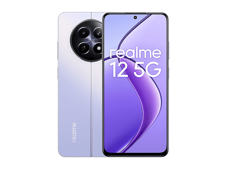 REALME 12 5G, Twilight Purple, Móvil Android, 256 GB, 8 GB RAM, 6