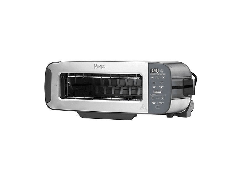 NINJA ST202EU FOODI 3-IN-1 TOASTER,GRILL,PANINI Toaster Silber (2400 Watt, Schlitze: 2)