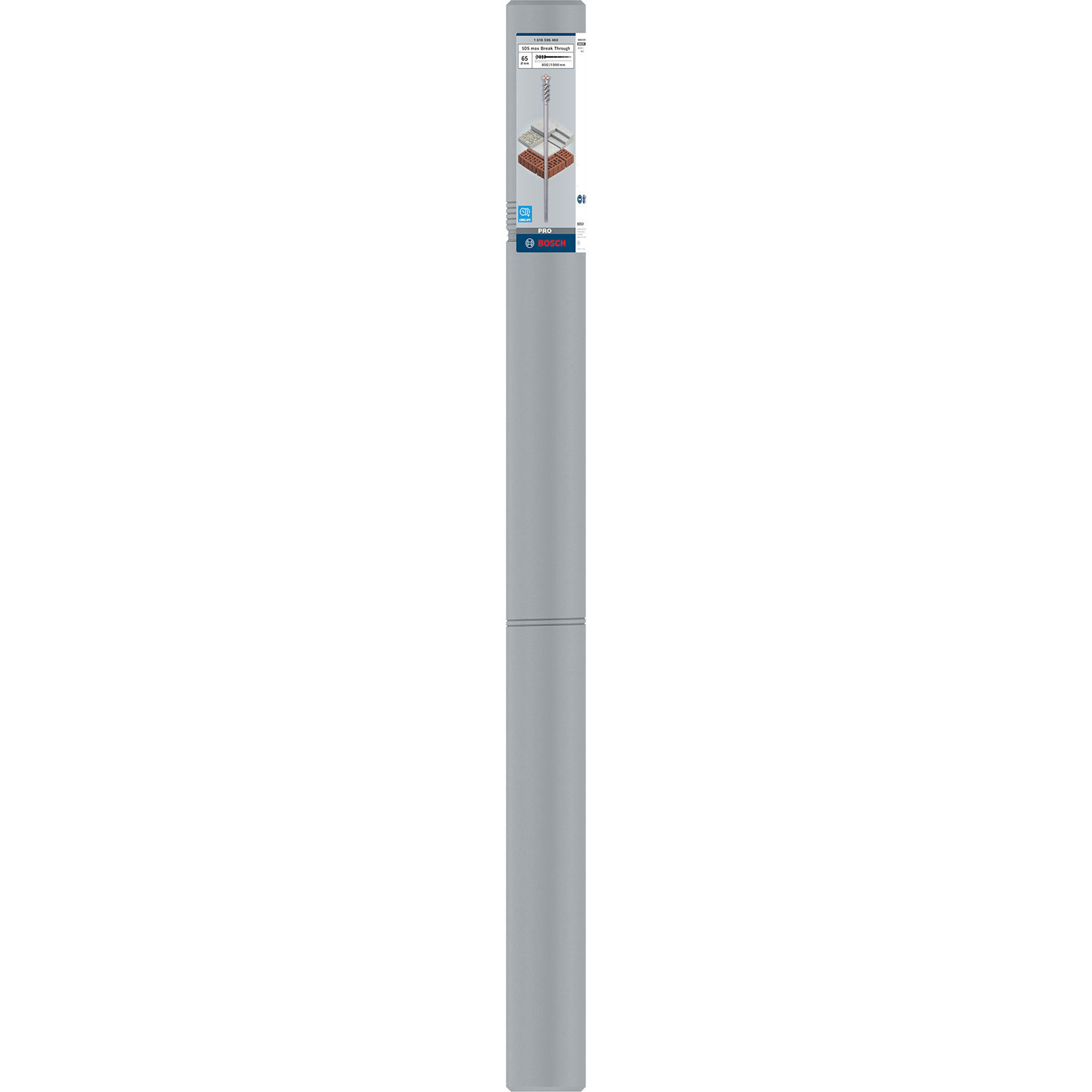 Bosch Steinbohrer 65mm, lang, grau verpackt.