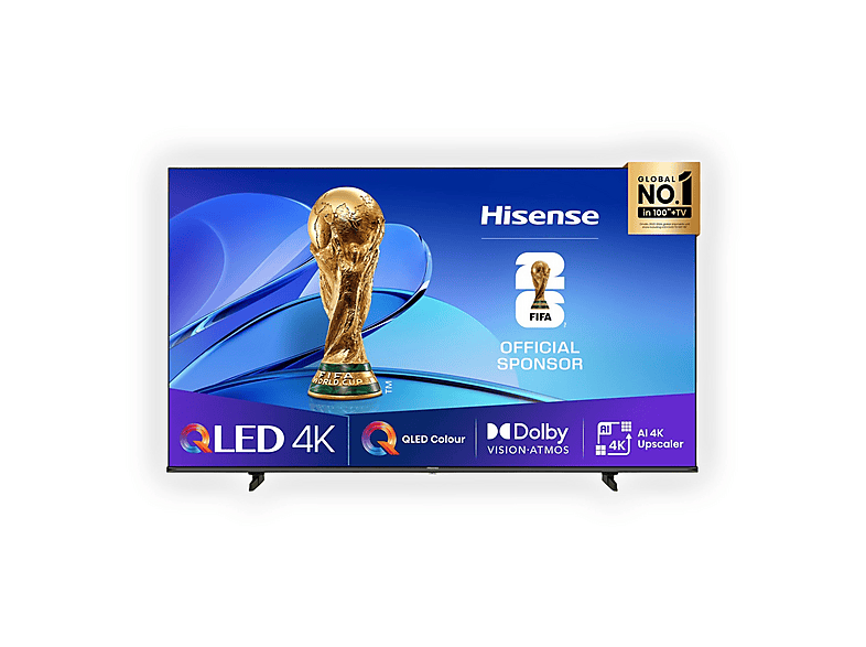 HISENSE 50E7Q Fernseher (Flat, 50 Zoll / 126 cm, QLED 4K, SMART TV)