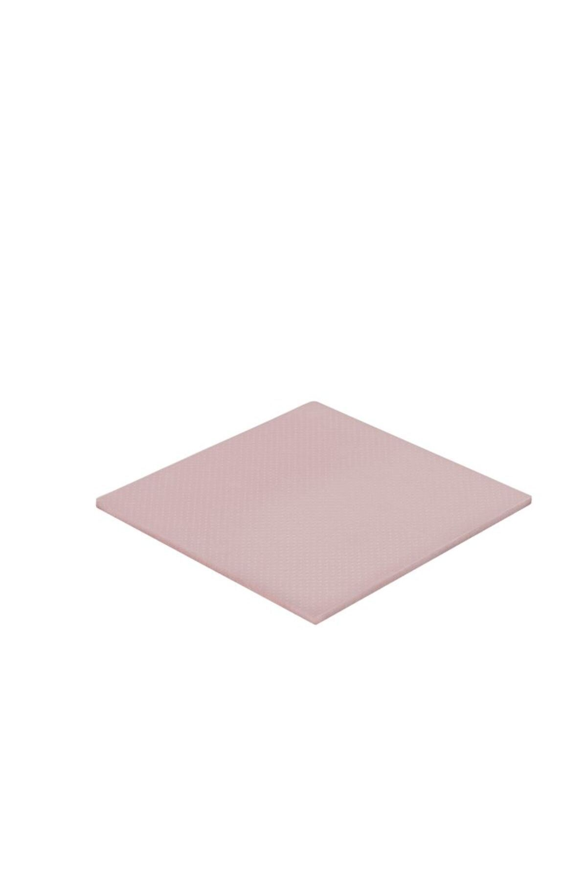 İnce desenli pembe, kare mat.