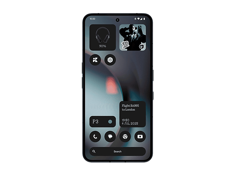 NOTHING Phone 3, Negro, Móvil Android, 256 GB, 12 GB RAM, 6,67 