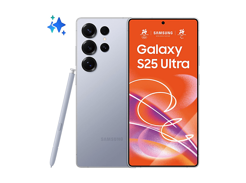 SAMSUNG GALAXY S25 ULTRA 5G 12+256 GB TI. SILVERBLUE 256 GB Titanium Silverblue Dual SIM