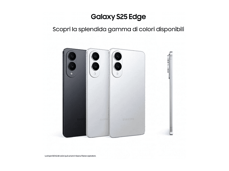 SAMSUNG GALAXY S25 EDGE 6.7P/5G/8N/12+512GB/S, Plata, Móvil