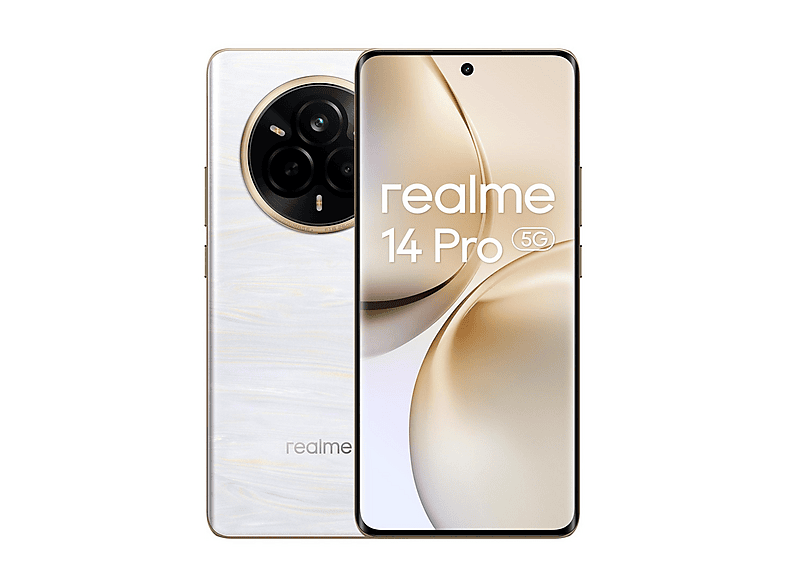 REALME 14 PRO 6.77P/5G/8N/8+256GB/W, White, Móvil Android, 256 GB, 8 GB ...