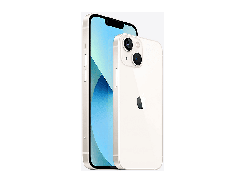 APPLE iPhone 13, Blanco, Móvil iOS, 128 GB, 4 GB RAM, 6,1