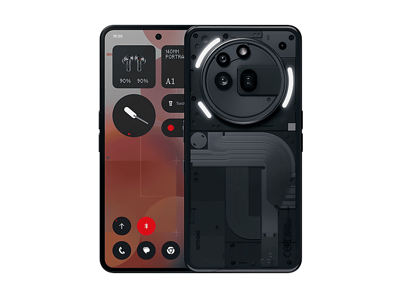 NOTHING PHONE (3A) PRO 12+256GB BLACK 256 GB Schwarz Dual SIM