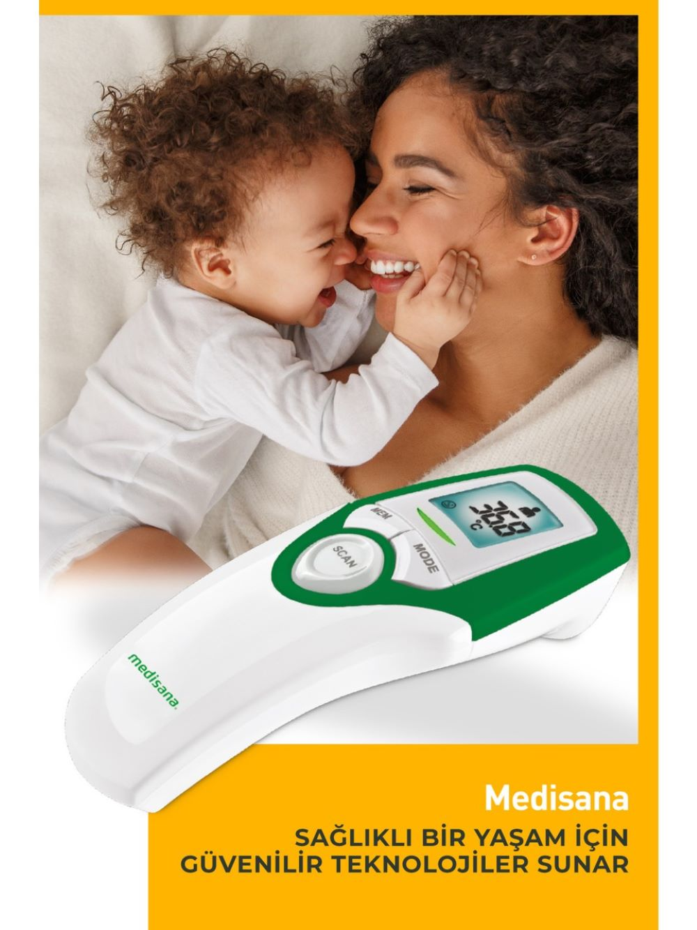 MEDISANA 48610 Kızılötesi Uzaktan Ateş Ölçer Beyaz