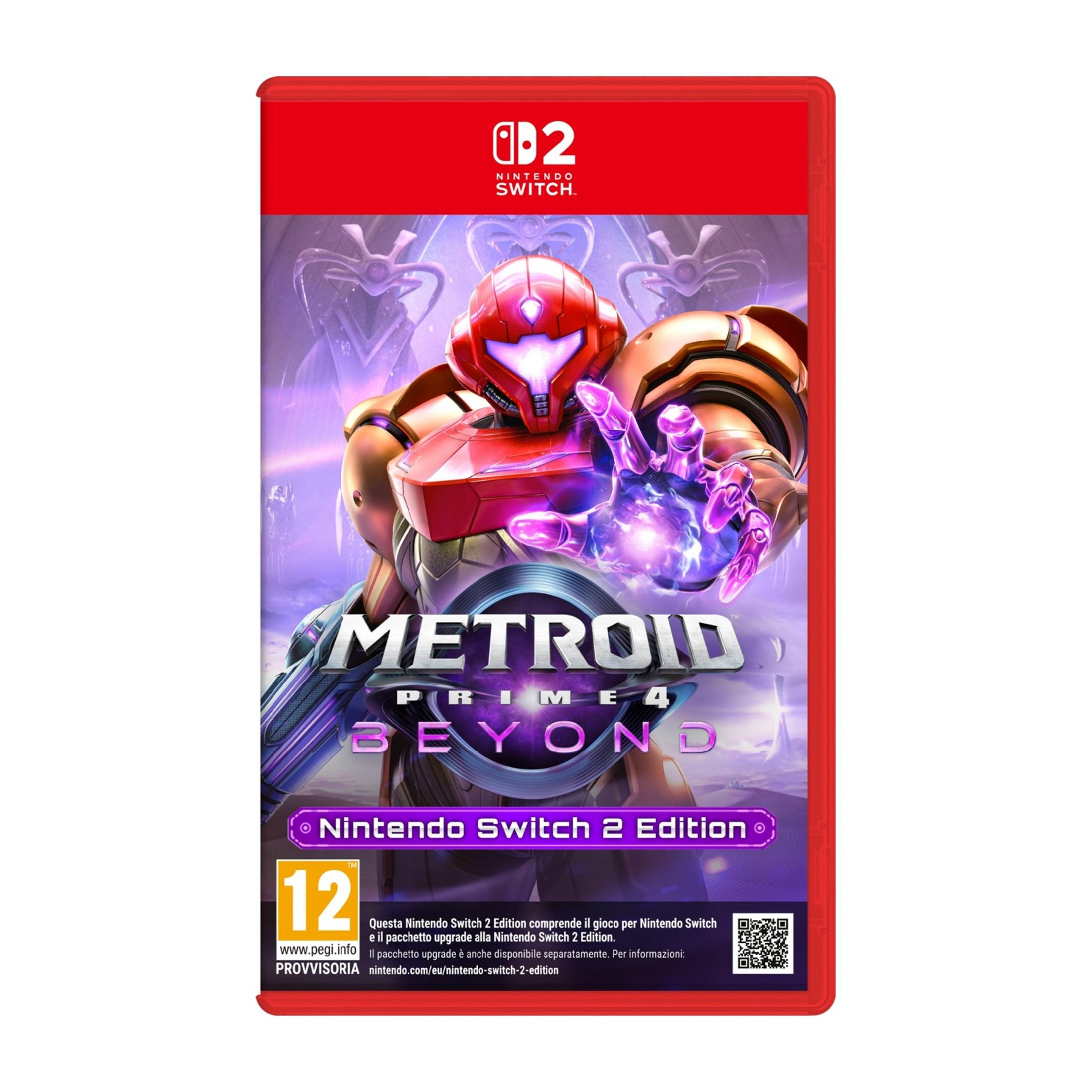 Copertina Metroid Prime 4 Beyond Nintendo Switch 2 Edition con Samus Aran in armatura.