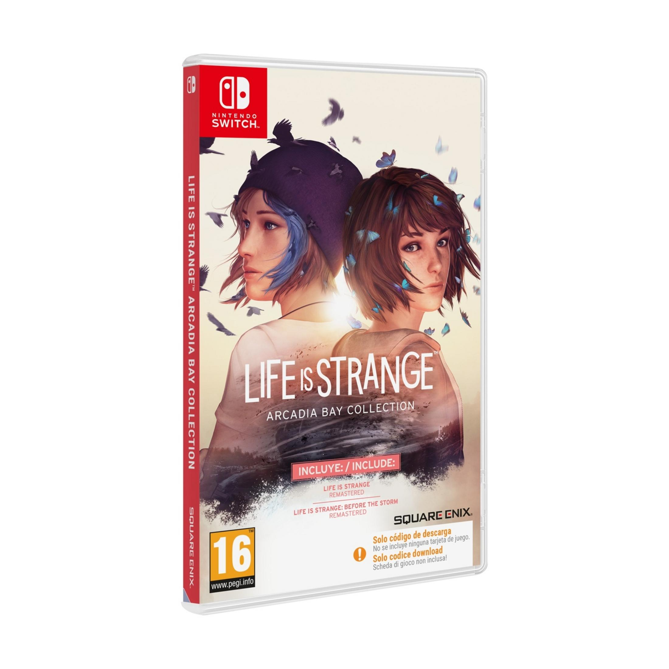 Copertina gioco Nintendo Switch con due donne, farfalle e uccelli.
