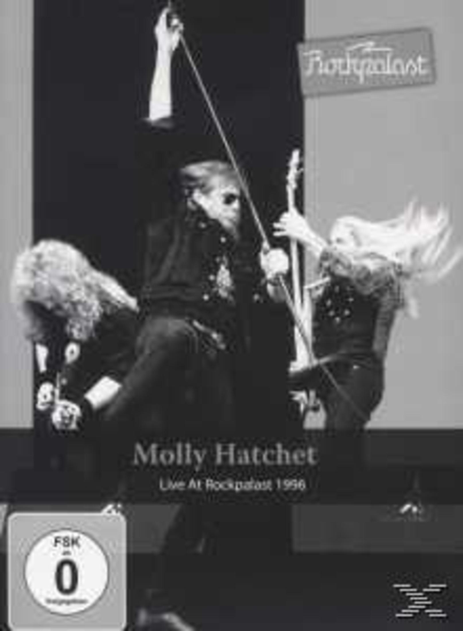 Molly Hatchet live in Rockpalast 1996, mit Bandmitgliedern auf der Bühne.