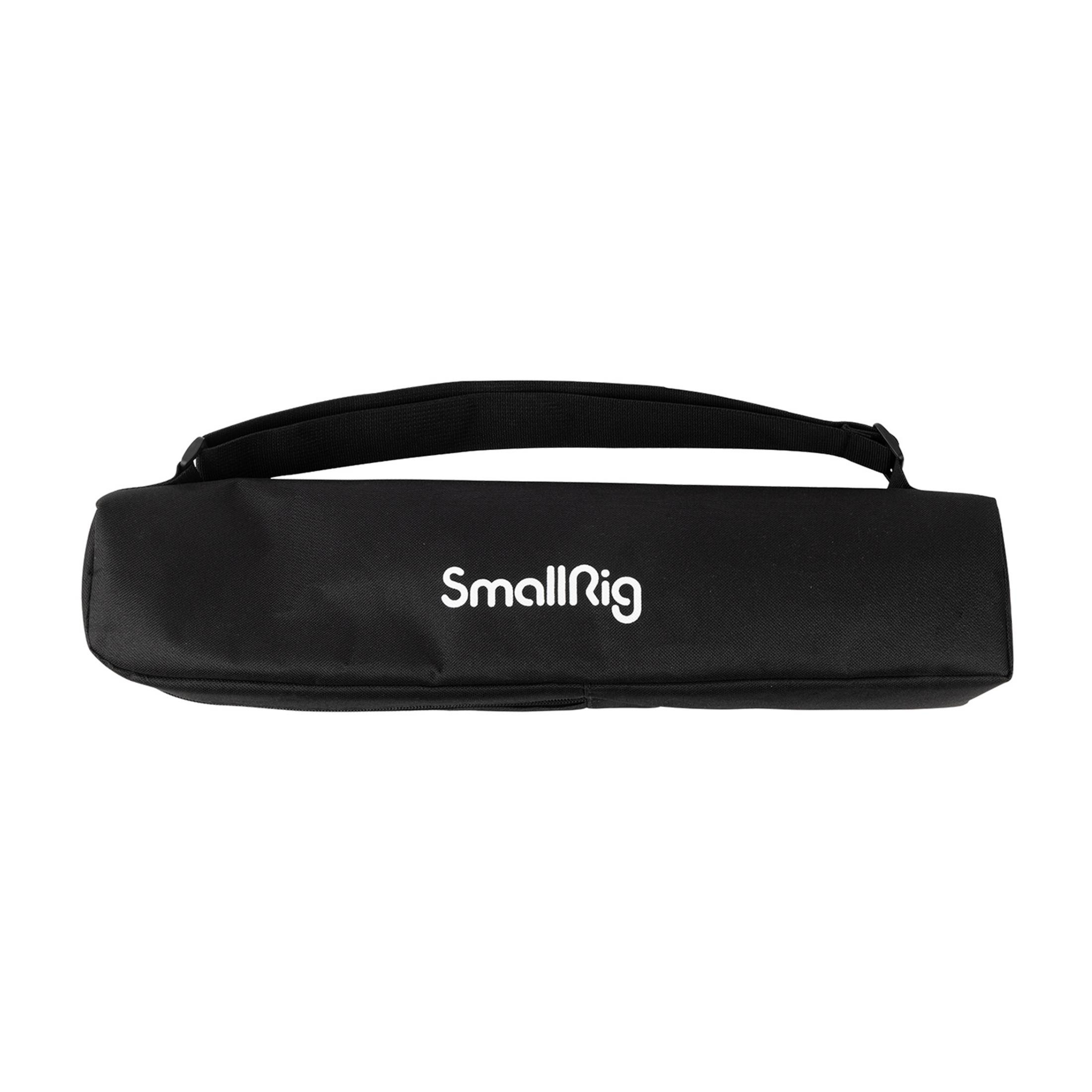 Sac SmallRig noir avec une sangle, isolé sur fond blanc.