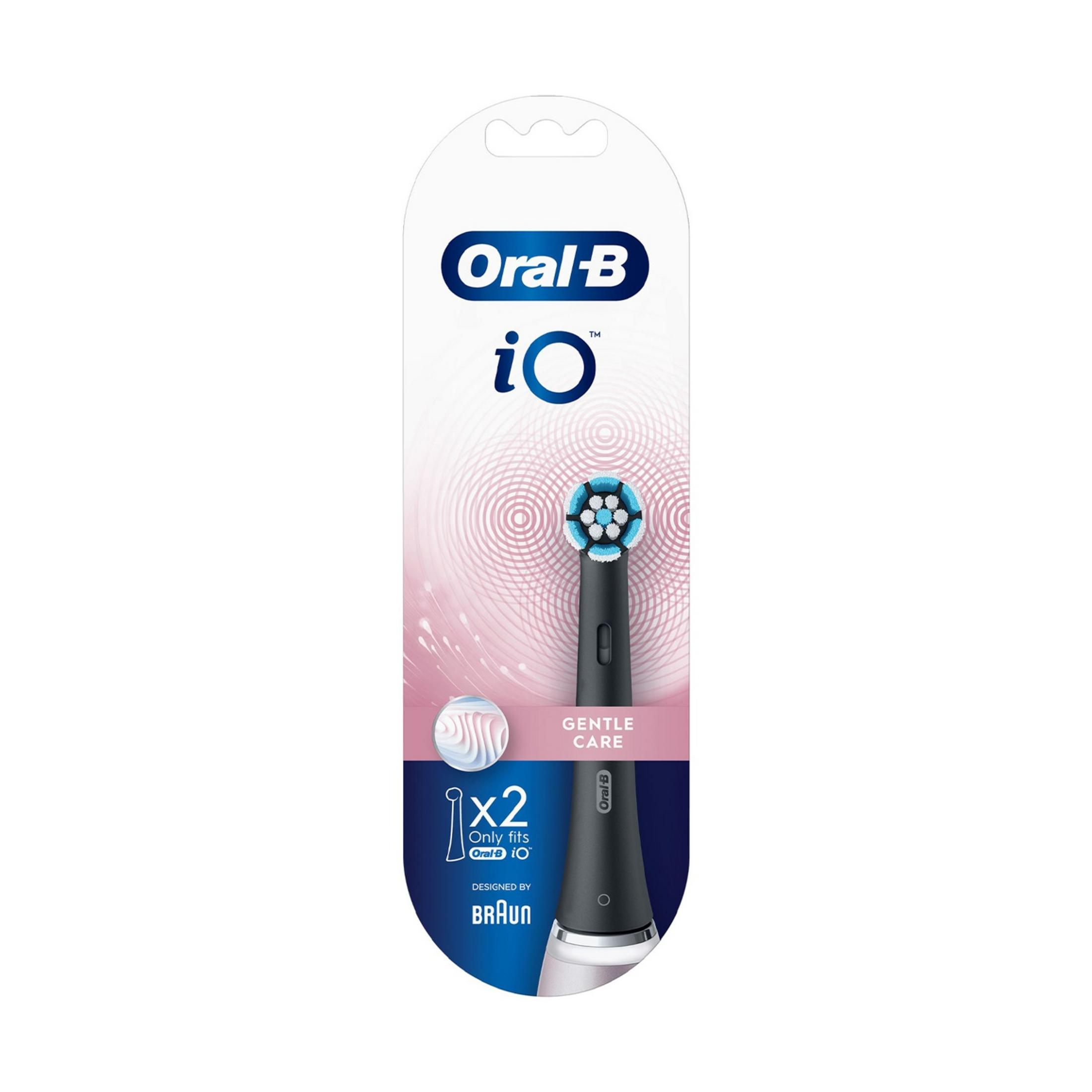 Opakowanie zapasowych końcówek do szczoteczki Oral-B iO Gentle Care.