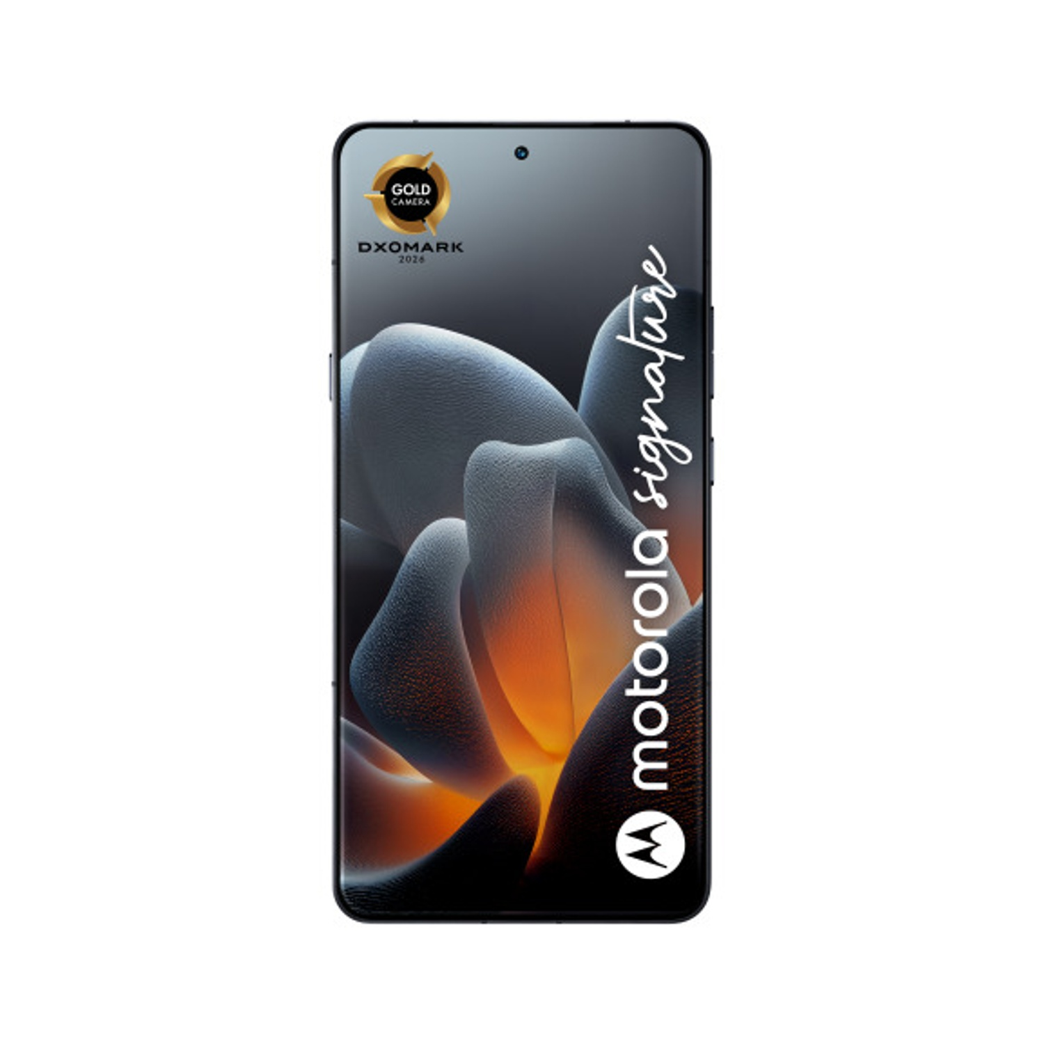 Smartfon z logo „Gold Camera DXOMARK 2024” i napisem Motorola.