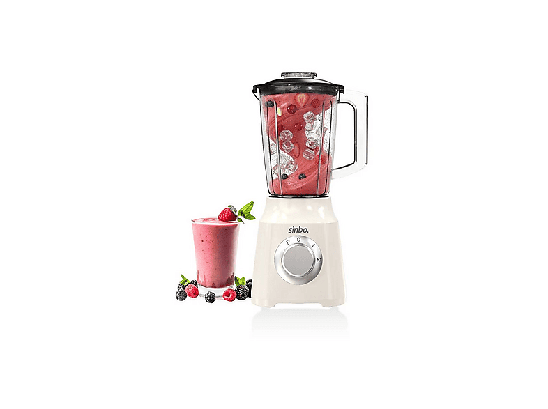 SINBO SHB-7517 Turbo , 1.5L Hazne, Smoothie & Pulse Fonksiyonlu 350 W Blender Gri