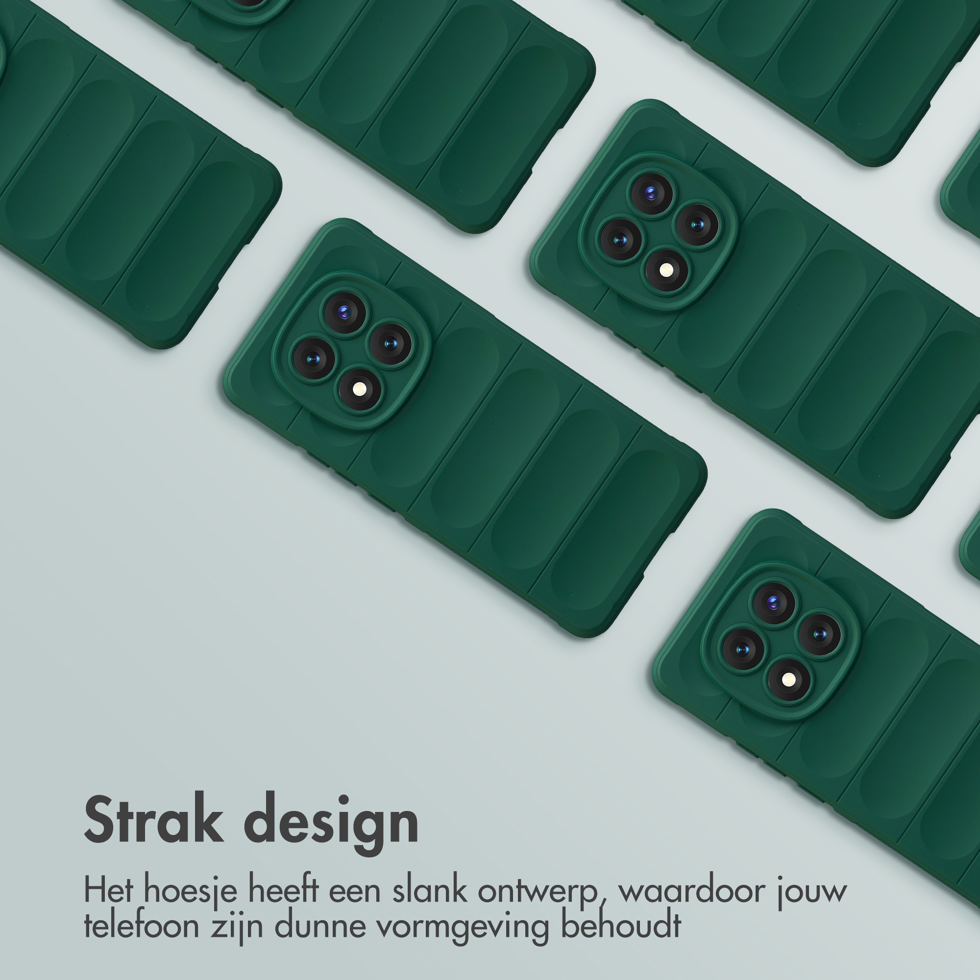 Coques de téléphone vert foncé avec appareils photo sur fond clair.