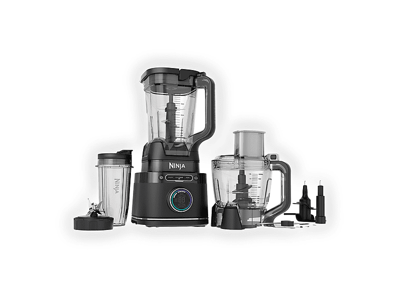 NINJA Ninja Detect 3-in-1 Foodprocessor, Blender en Smoothie Maker - BlendSense Technologie - TB401EU Hand Mixer Zwart