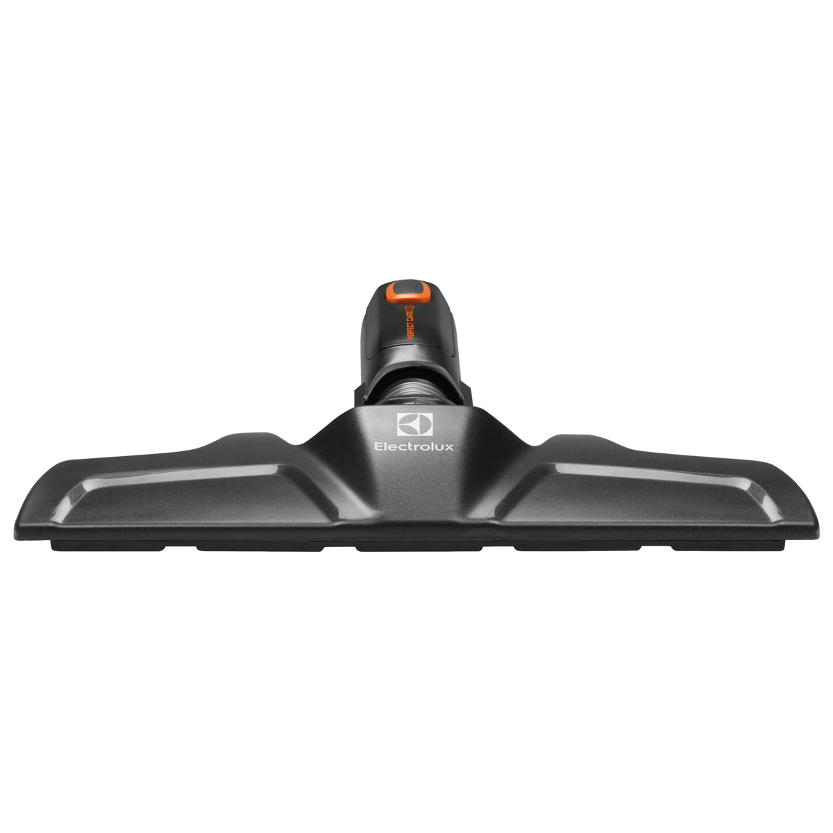 Buse d'aspirateur Electrolux gris foncé avec poignée orange sur le dessus.