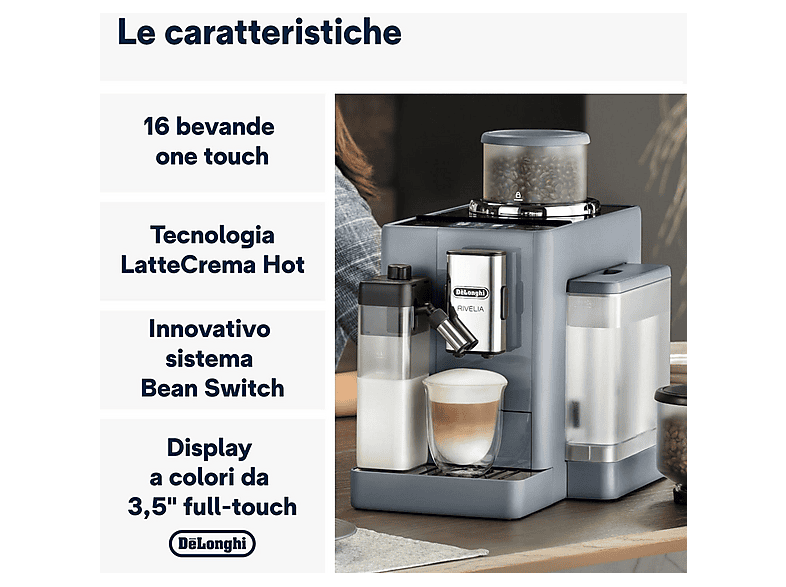 DELONGHI EXAM 440.55.G Rivelia Espresso Makinesi Gri Fiyat