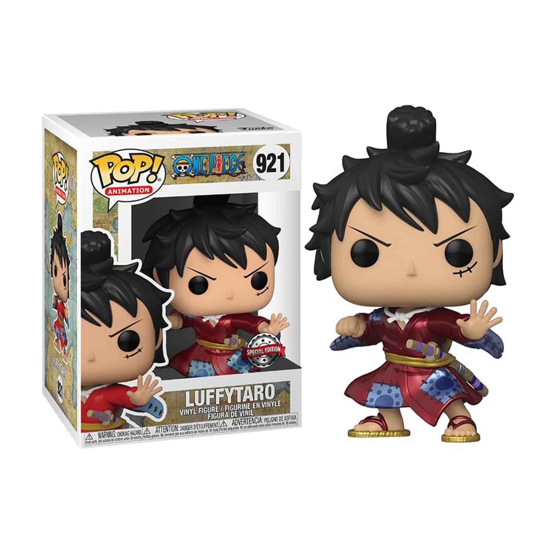 Figurka Funko Pop! Luffy w czerwonym stroju z mieczem, edycja specjalna.